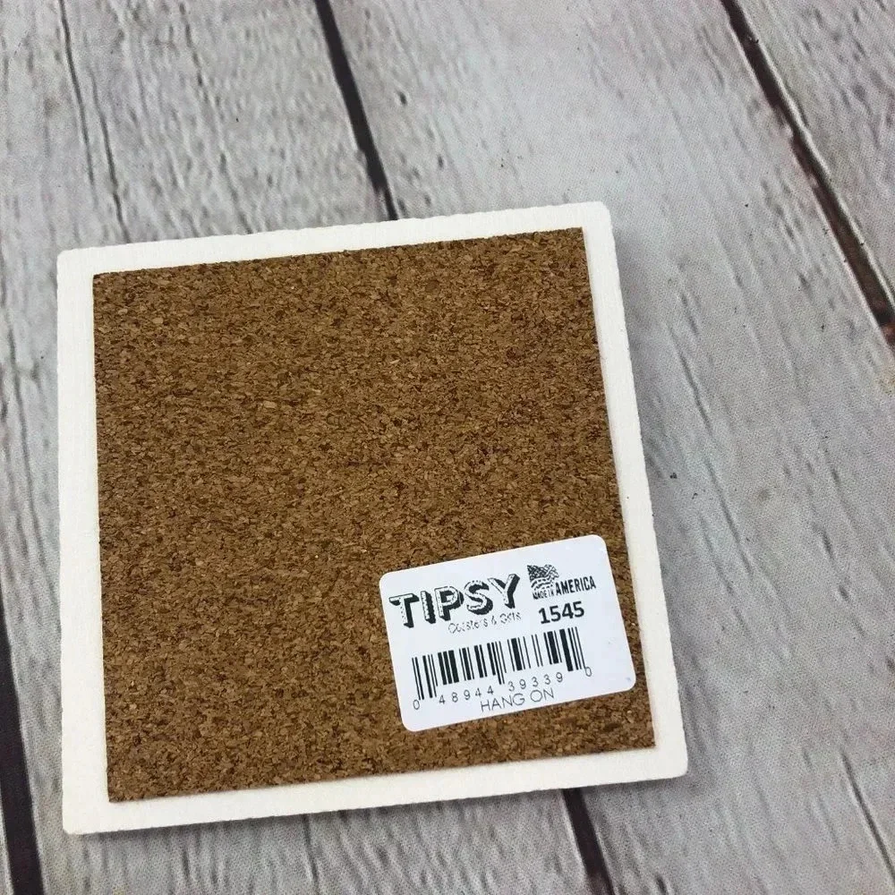 Coasters HANG ON Coaster set of 2